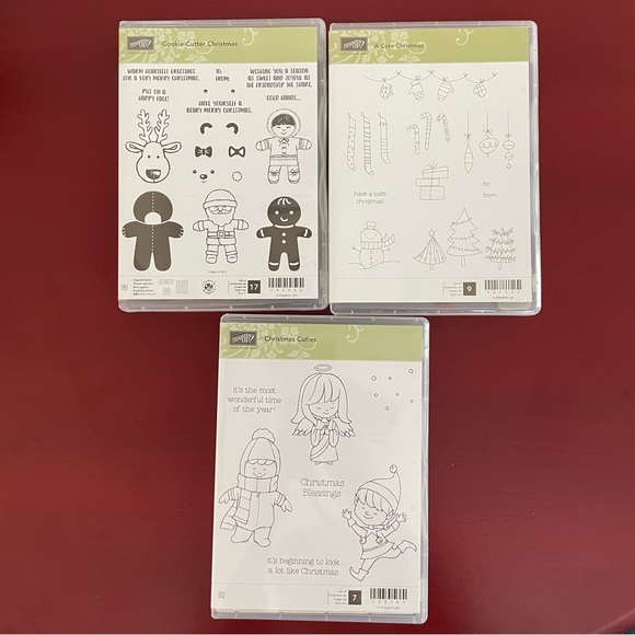 Stampin’ Up! Three sets of Christmas Stamps